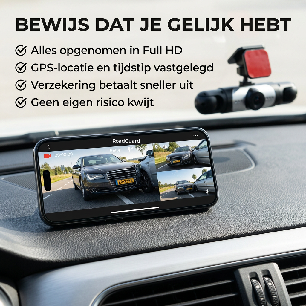 DashPro | De dashcam die álles rond je auto vastlegt
