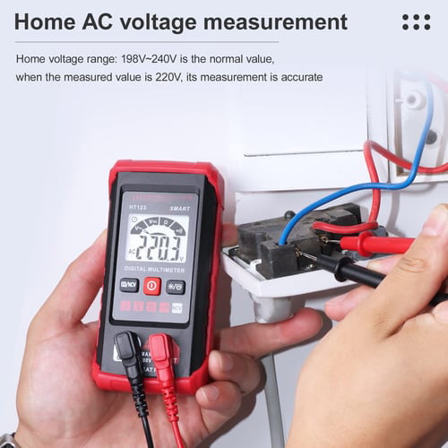 Digivolt Digitale Multimeter 600 V AC/DC, Automatische Meting, Hoge Precisie en Brandbeveiliging