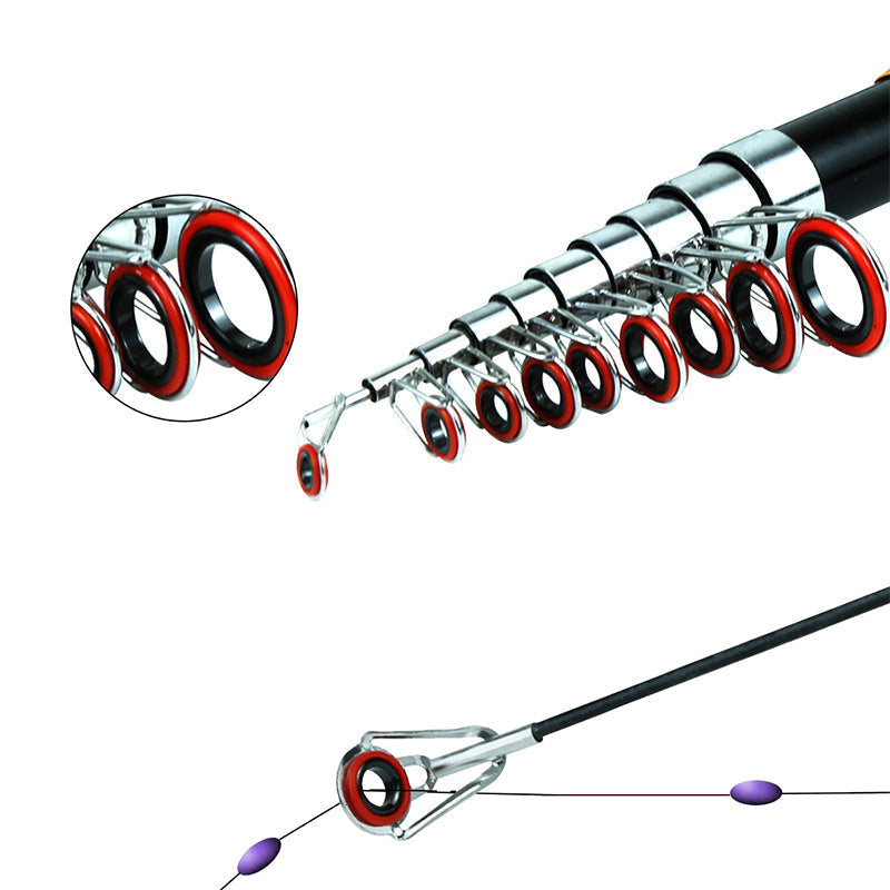 TeleReel Vishengel- en molencombinatieset met telescopische hengel
