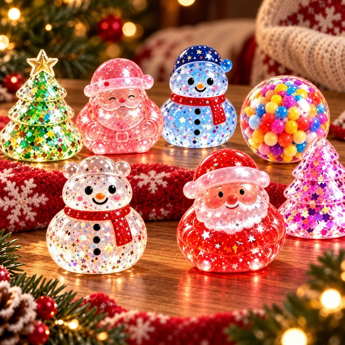 Snoobies Squishies Adventskalender - 24 Kerst Squishies In 3 Varianten