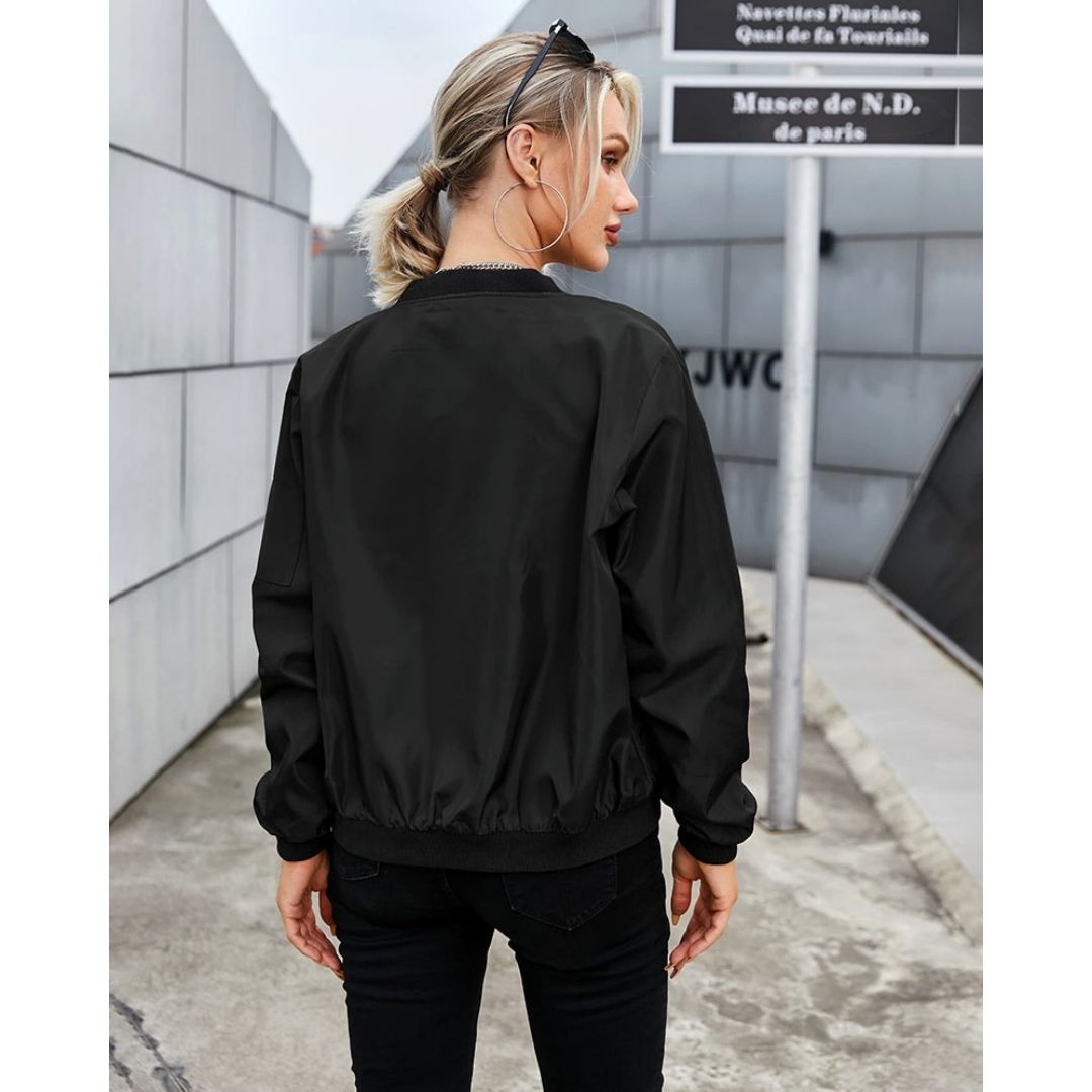 Annet Dames Bomberjas | Casual met Ritssluiting