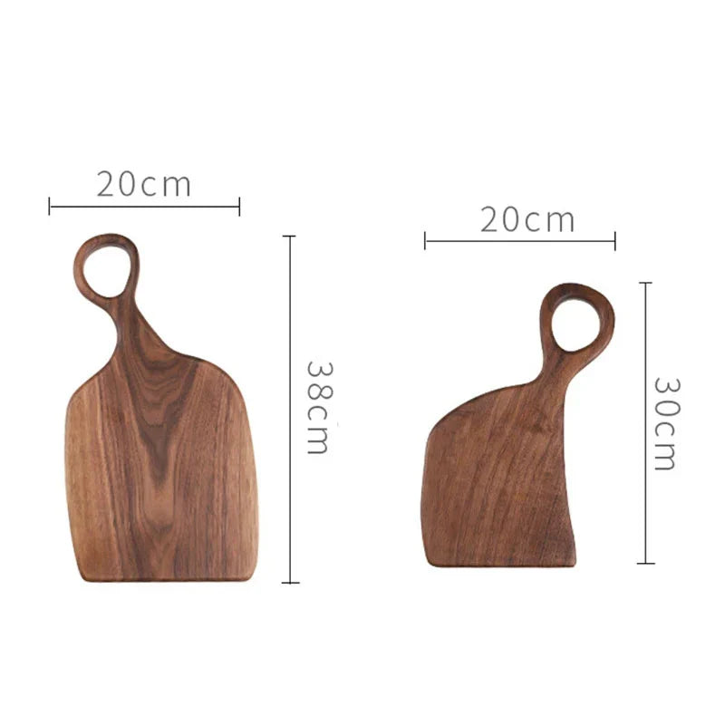 WalnutCraft – 2-Pack Walnoothouten Snijplanken – Stijlvolle & Duurzame Keukenaccessoires