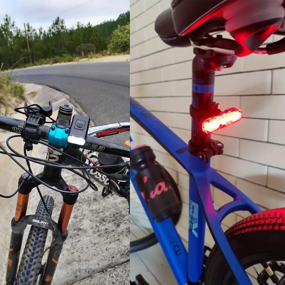 LED Fietsverlichting - 1000 & 500 Lumen - USB Oplaadbaar