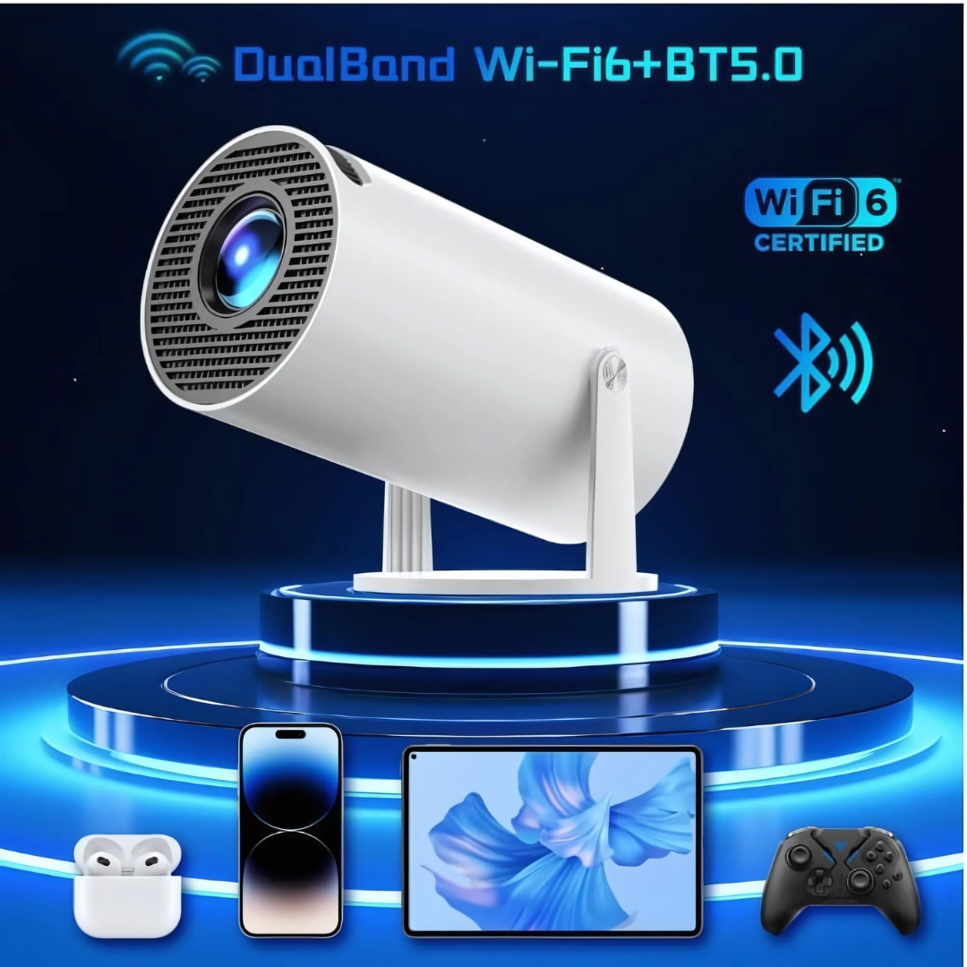 ProjectPro - WiFi Bluetooth 4K HD Miniprojector