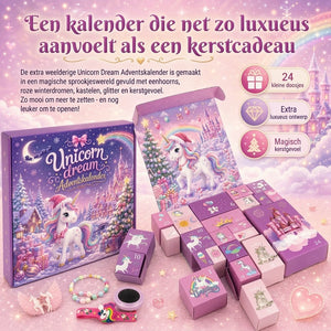 UniPop Eenhoorn Adventskalender voor Kinderen