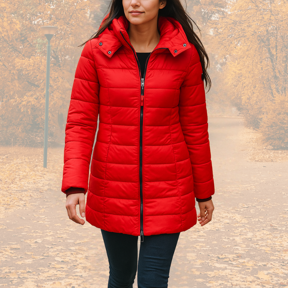 Dames Winter Parka met Warme Voering en Capuchon – Slanke Pasvorm & Ademend – Lichtgewicht & Winddicht