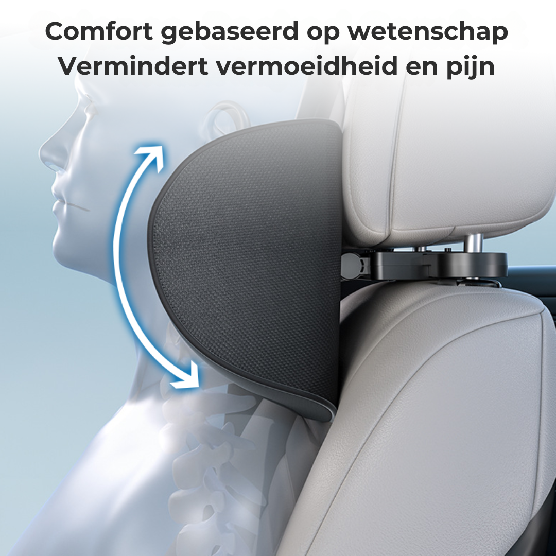 Verstelbaar U-vormig Ergonomisch Hoofdsteunkussen voor in de Auto