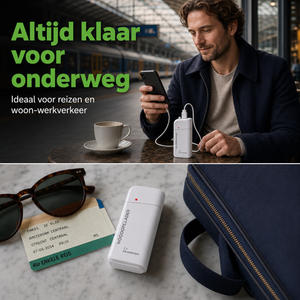Emergo Nood-powerbank met oplader