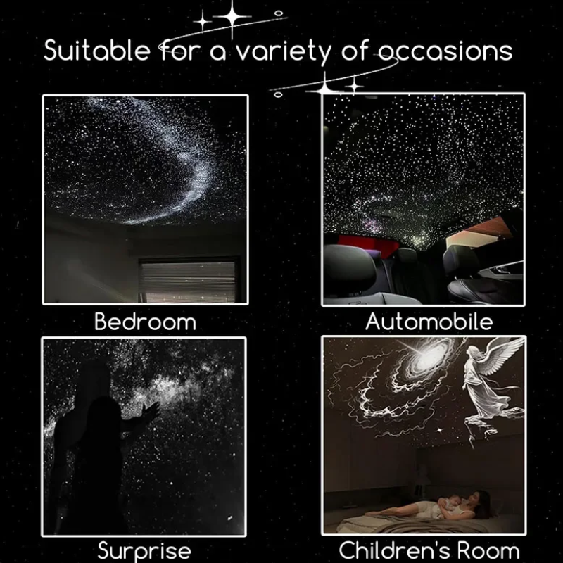 Lumispace LED Galaxy Lamp - Dimbaar & Magisch in de Slaapkamer