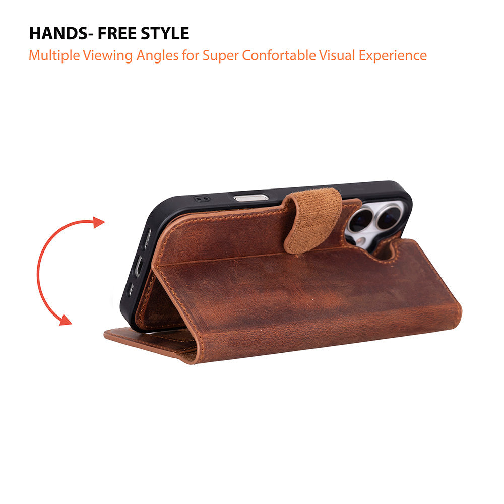 Sphirex Magische Case voor iPhone 17 met Afneembare Portemonneehoes