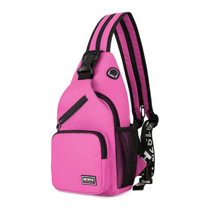 Dames Crossbody Tas - Canvas Outdoor Schoudertas met Meerdere Draagopties