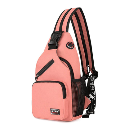 Dames Crossbody Tas - Canvas Outdoor Schoudertas met Meerdere Draagopties