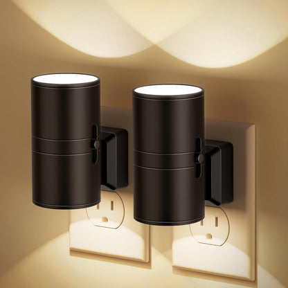 LumaSense – Dimbare LED Nachtlamp Plug-In met Schemer Sensor – Instelbare Helderheid voor Slaapkamers, Gangen & Badkamers
