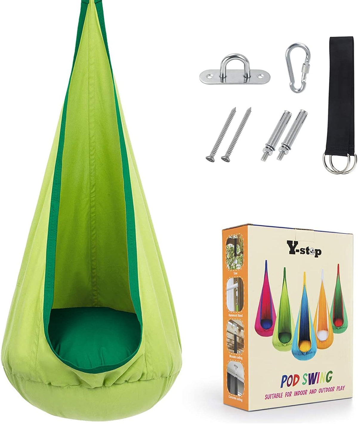 KidSwing Hangstoel Kind - Comfortabele Kinderhangstoel Binnen & Buiten