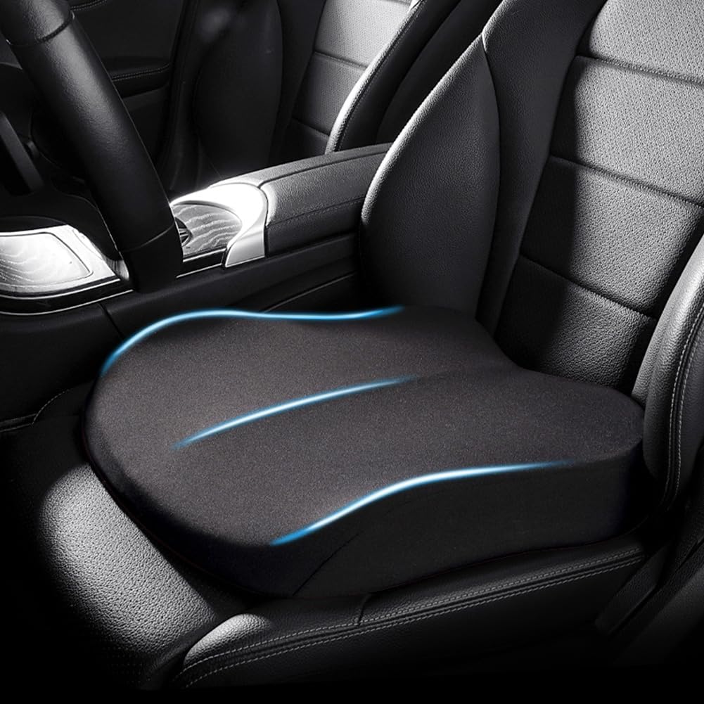 ZitComfort Ergonomisch Zitverhoger Kussen voor Auto & Kantoor – Betere Zithoogte en Houding