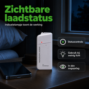 Emergo Nood-powerbank met oplader