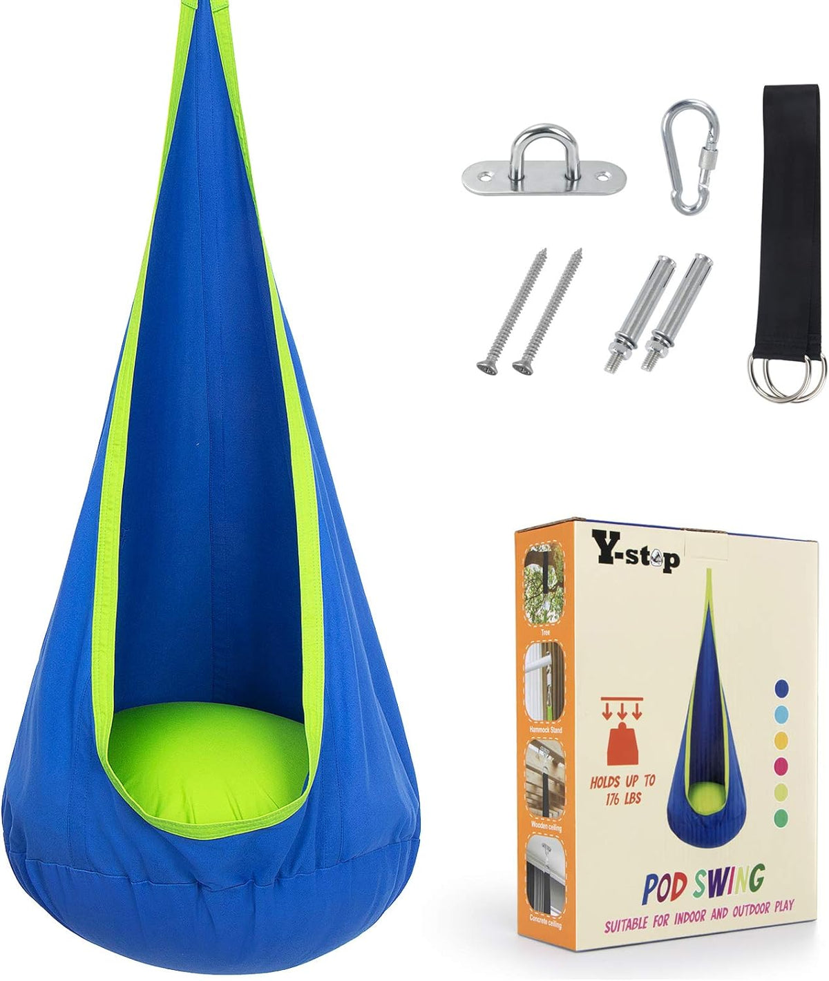 KidSwing Hangstoel Kind - Comfortabele Kinderhangstoel Binnen & Buiten
