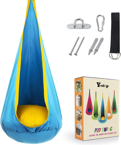 KidSwing Hangstoel Kind - Comfortabele Kinderhangstoel Binnen & Buiten