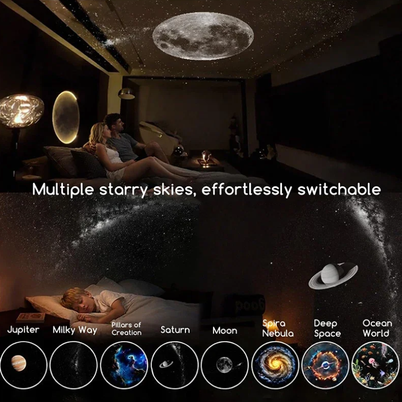 Lumispace LED Galaxy Lamp - Dimbaar & Magisch in de Slaapkamer