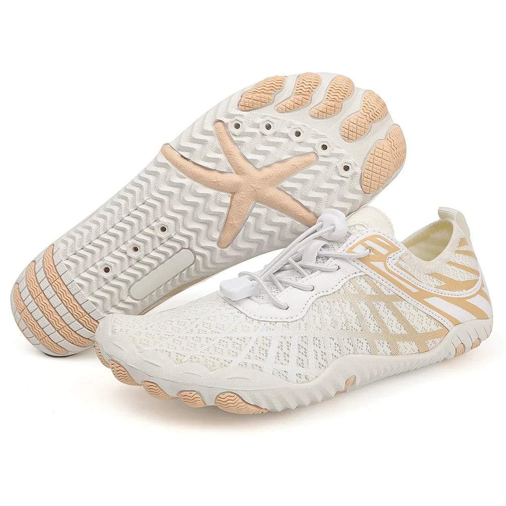 Ademende Barefoot Waterschoenen met Sneldrogend Materiaal & Anti-Slip Zool