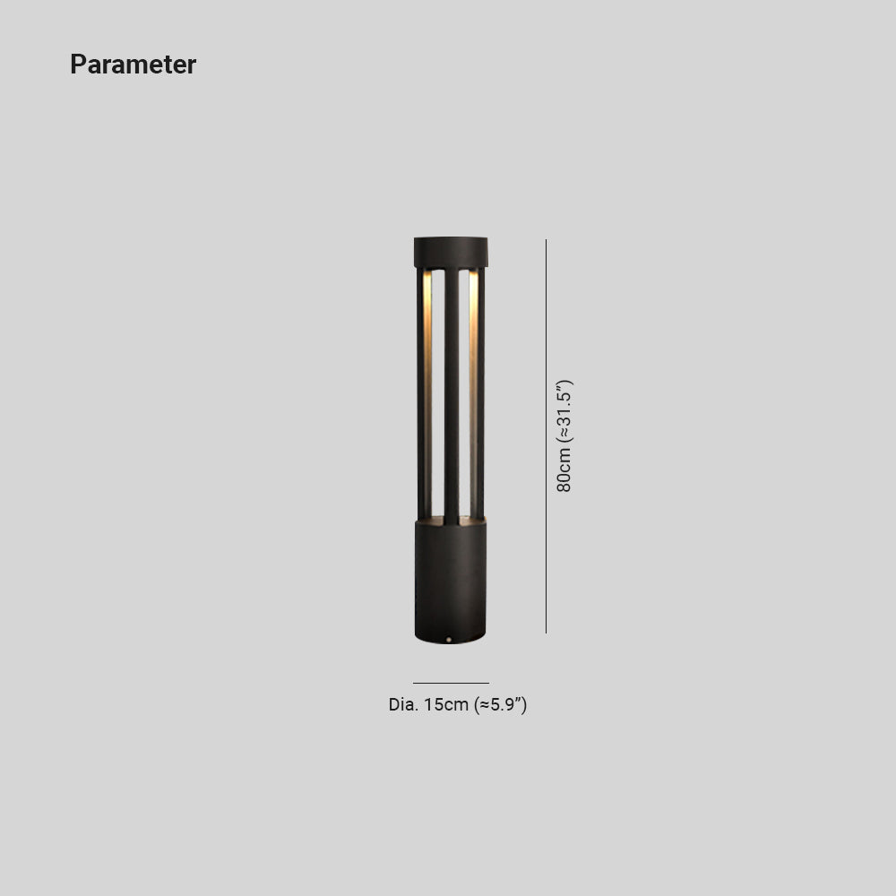 Bondi buitenlamp - Duurzaam metalen ontwerp, IP65 waterdicht, warm wit licht, hard-wired LED