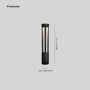 Bondi buitenlamp - Duurzaam metalen ontwerp, IP65 waterdicht, warm wit licht, hard-wired LED