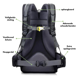 Backpack Pro - Outdoor - Trekking - Ophangsysteem