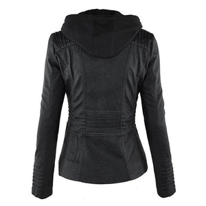 Katrien Duurzaam en Elegant Leren Jasje
