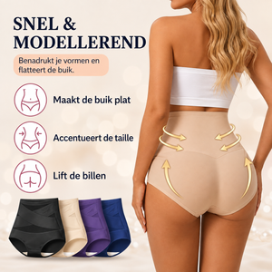 Janet Corrigerende Slip met Hoge Taille en Buikcontrole | 1 + 1 GRATIS!
