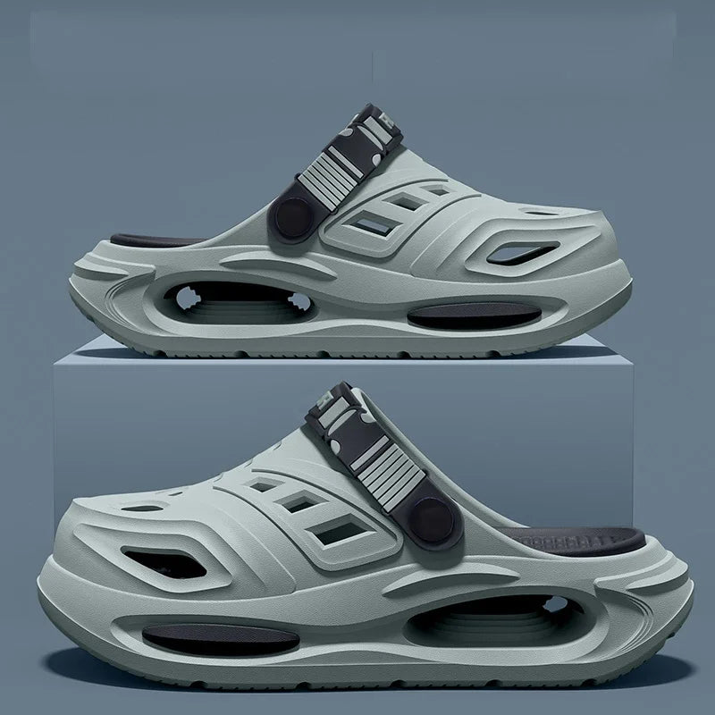 Slippax Clogs heren - Comfort slip-on clogs met verstelbare band