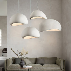 Hanglamp - Minimalistisch Design - Dimbaar - Metaal/Glas - Antraciet/Wit
