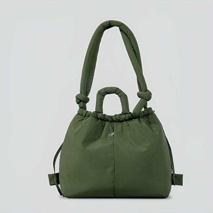Livia - Lichtgewicht puffer handtas met grote inhoud