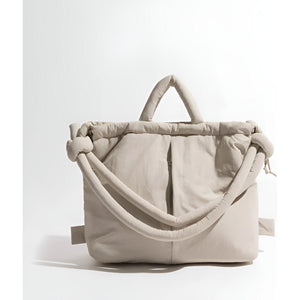 Livia - Lichtgewicht puffer handtas met grote inhoud