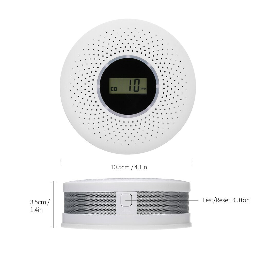 SafeSense Duo Rook- en Koolmonoxidemelder met Lange Levensduur Batterij