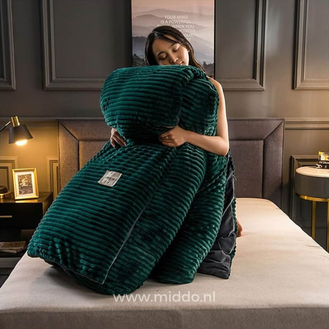 Duvelux Dekbedovertrekset, luxe dik en warm materiaal, dubbelzijdige fleece