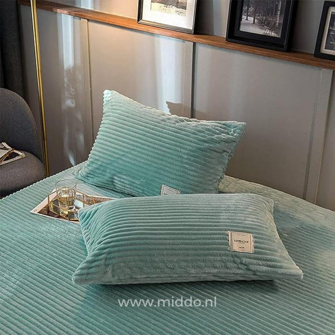 Duvelux Dekbedovertrekset, luxe dik en warm materiaal, dubbelzijdige fleece