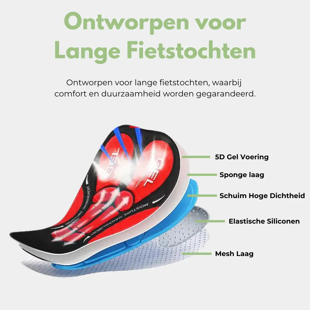 Gel Gevoerde Fietsonderbroek - Man & Vrouw