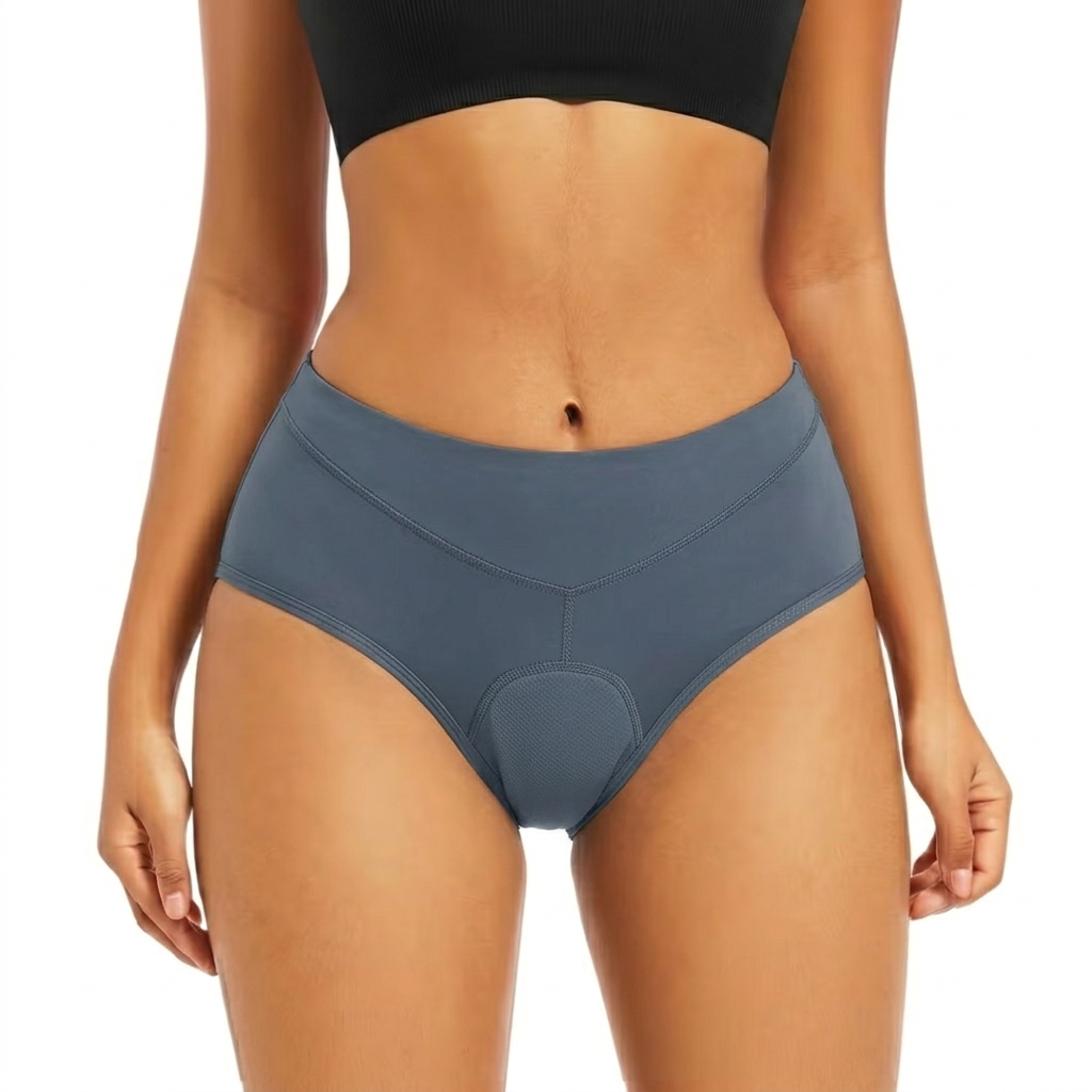 Dames Fiets Ondergoed met Padding – 4D Gel Zeem, Ademend