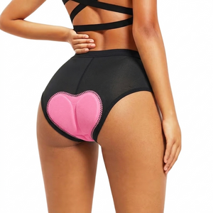 Dames Fiets Ondergoed met Padding – 4D Gel Zeem, Ademend