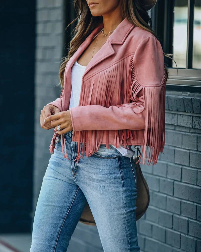Kelly Tassel Jacket | Geef je outfit wat extra's met dit trendy kwastenjasje