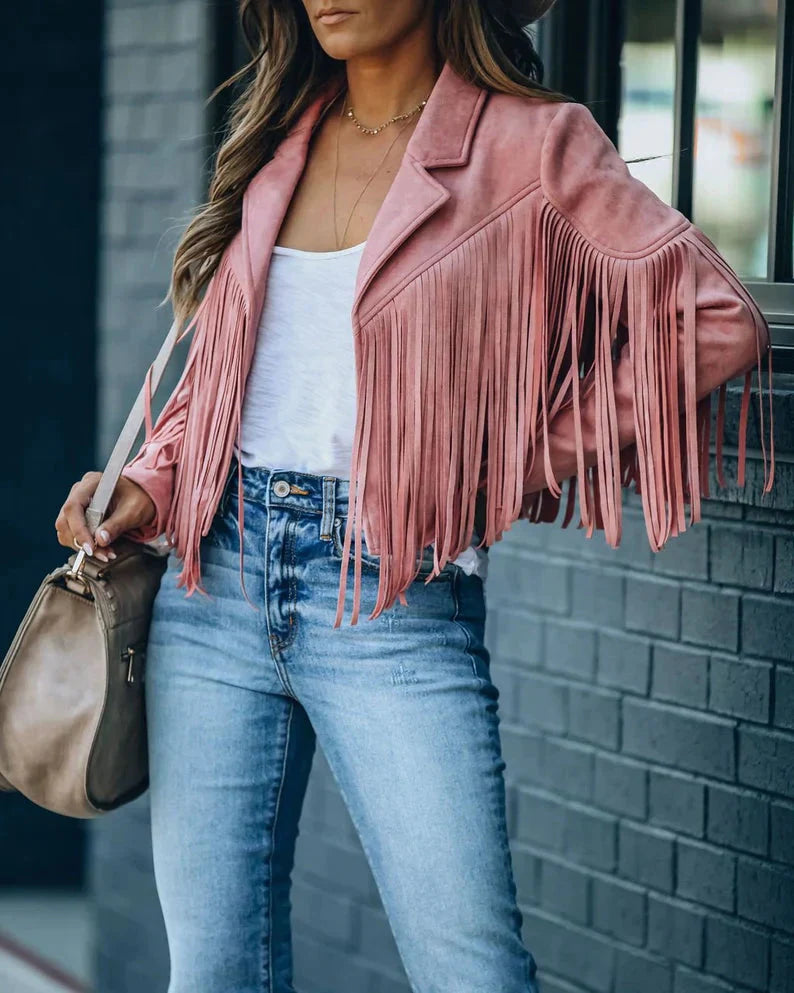 Kelly Tassel Jacket | Geef je outfit wat extra's met dit trendy kwastenjasje