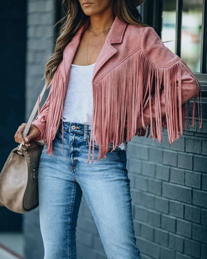 Kelly Tassel Jacket | Geef je outfit wat extra's met dit trendy kwastenjasje