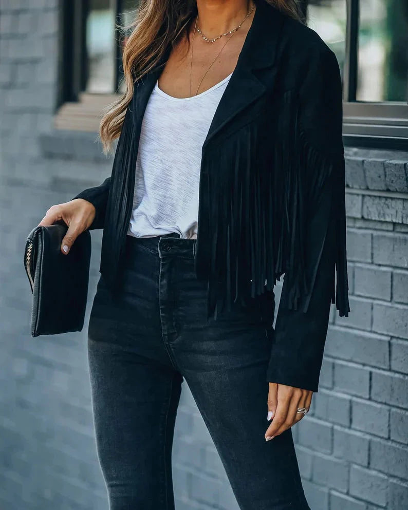Kelly Tassel Jacket | Geef je outfit wat extra's met dit trendy kwastenjasje