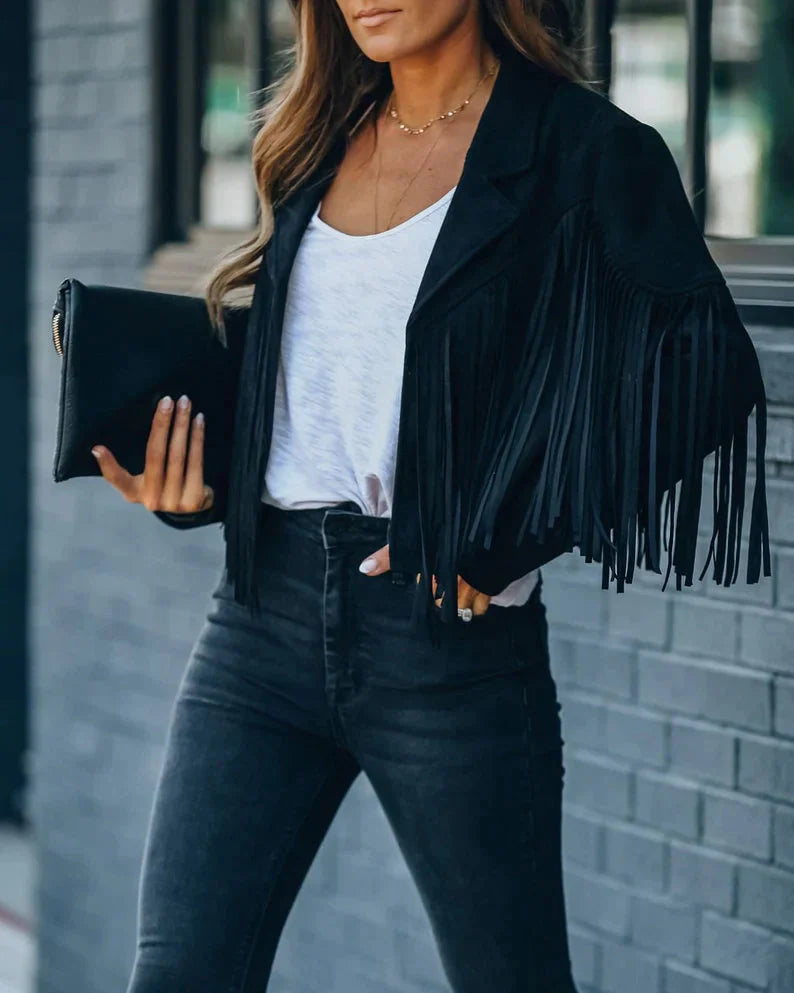 Kelly Tassel Jacket | Geef je outfit wat extra's met dit trendy kwastenjasje