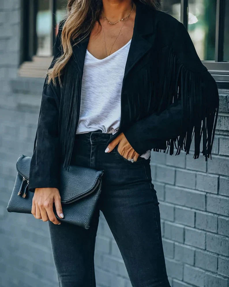 Kelly Tassel Jacket | Geef je outfit wat extra's met dit trendy kwastenjasje