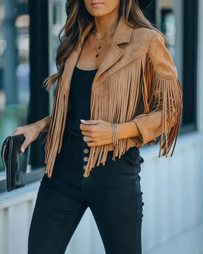 Kelly Tassel Jacket | Geef je outfit wat extra's met dit trendy kwastenjasje