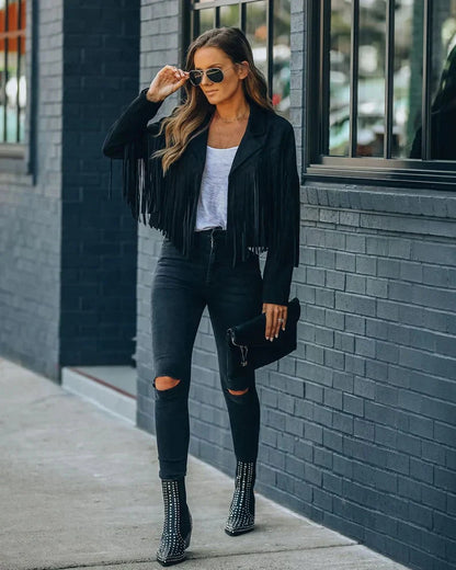 Kelly Tassel Jacket | Geef je outfit wat extra's met dit trendy kwastenjasje