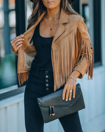 Kelly Tassel Jacket | Geef je outfit wat extra's met dit trendy kwastenjasje