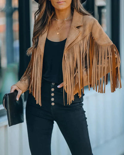 Kelly Tassel Jacket | Geef je outfit wat extra's met dit trendy kwastenjasje