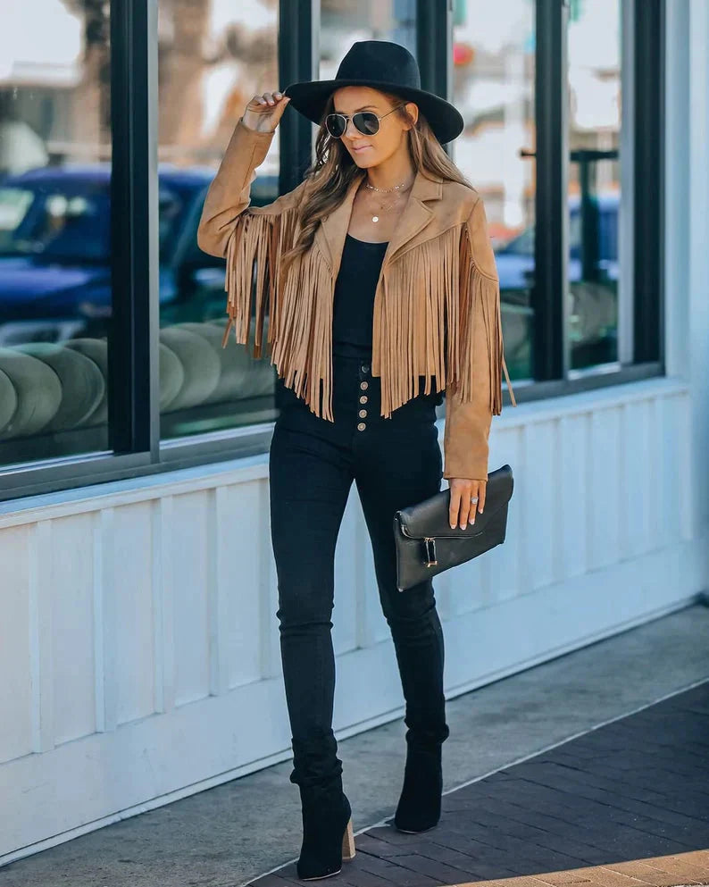Kelly Tassel Jacket | Geef je outfit wat extra's met dit trendy kwastenjasje